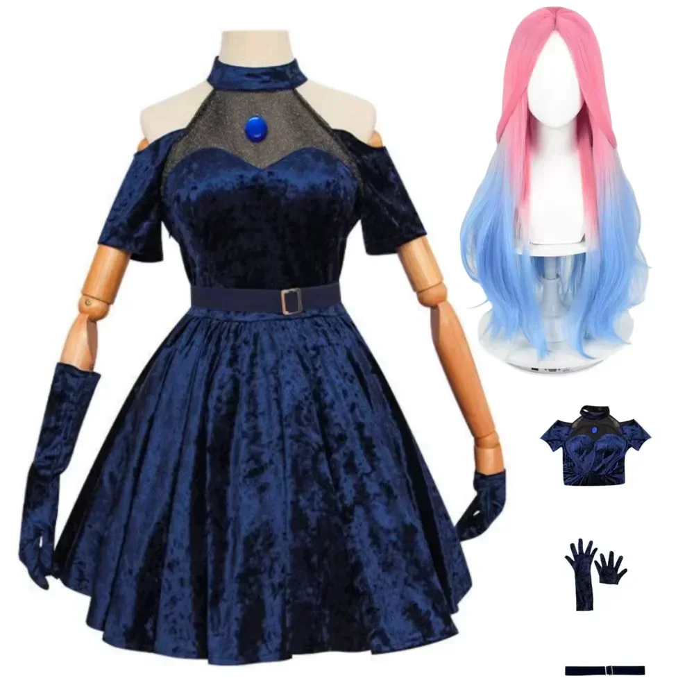 Anime Cosplay Blue Hair - Kostium cosplay Mizi z anime 