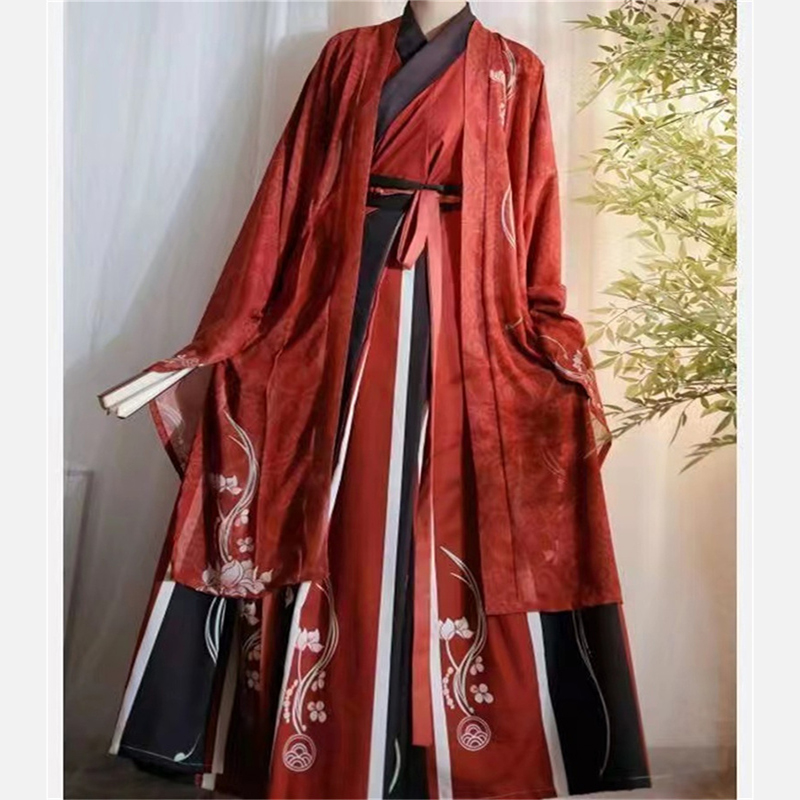Asian Cosplay Anime - Han Fu dla mężczyzn nowoczesna sukienka