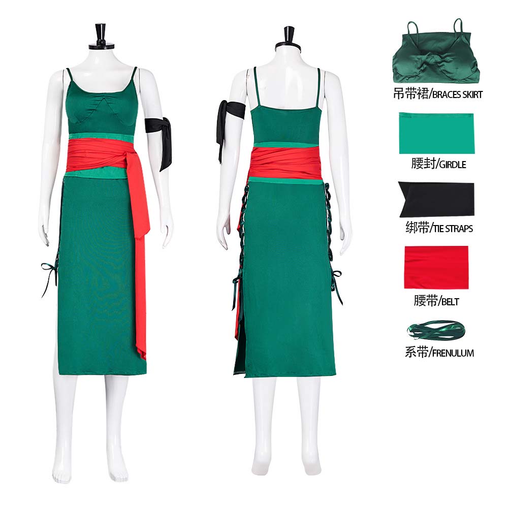 Anime Zoro Cosplay Female - Kostium cosplay dla dorosłej kobiety, anime