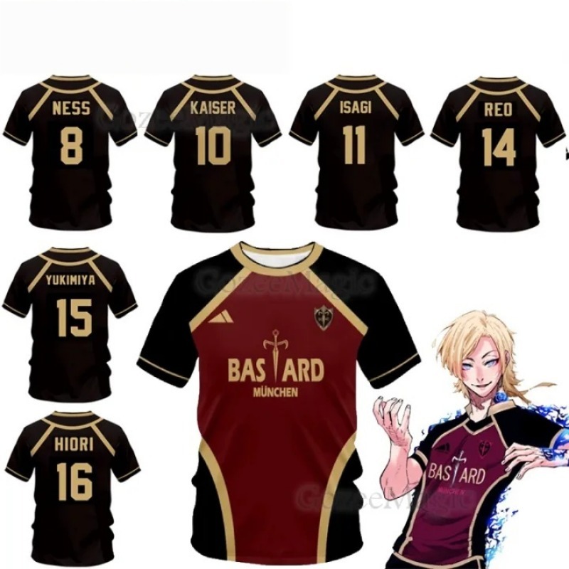 Quick Anime Cosplay - Męska szybkoschnąca, oddychająca koszulka sportowa z