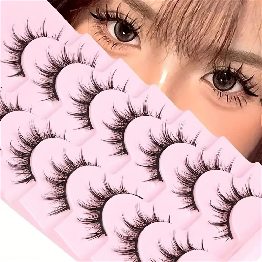 Asian Cosplay Anime - Naturalny wygląd sztucznych rzęs, anime, delikatne,