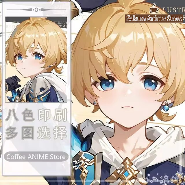 Anime Cosplay Otaku - Genshin Impact Mika Schmidt Anime Game