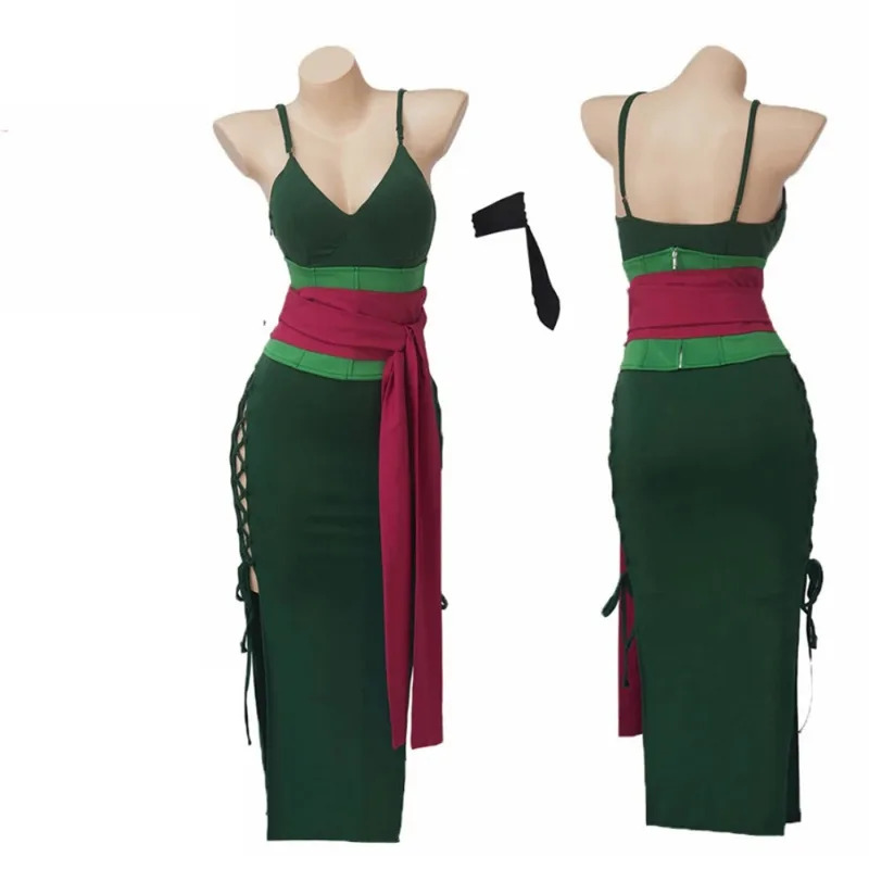 Anime Wano Country Roronoa Cos – Anime Zoro Cosplay Female recenzja i cena