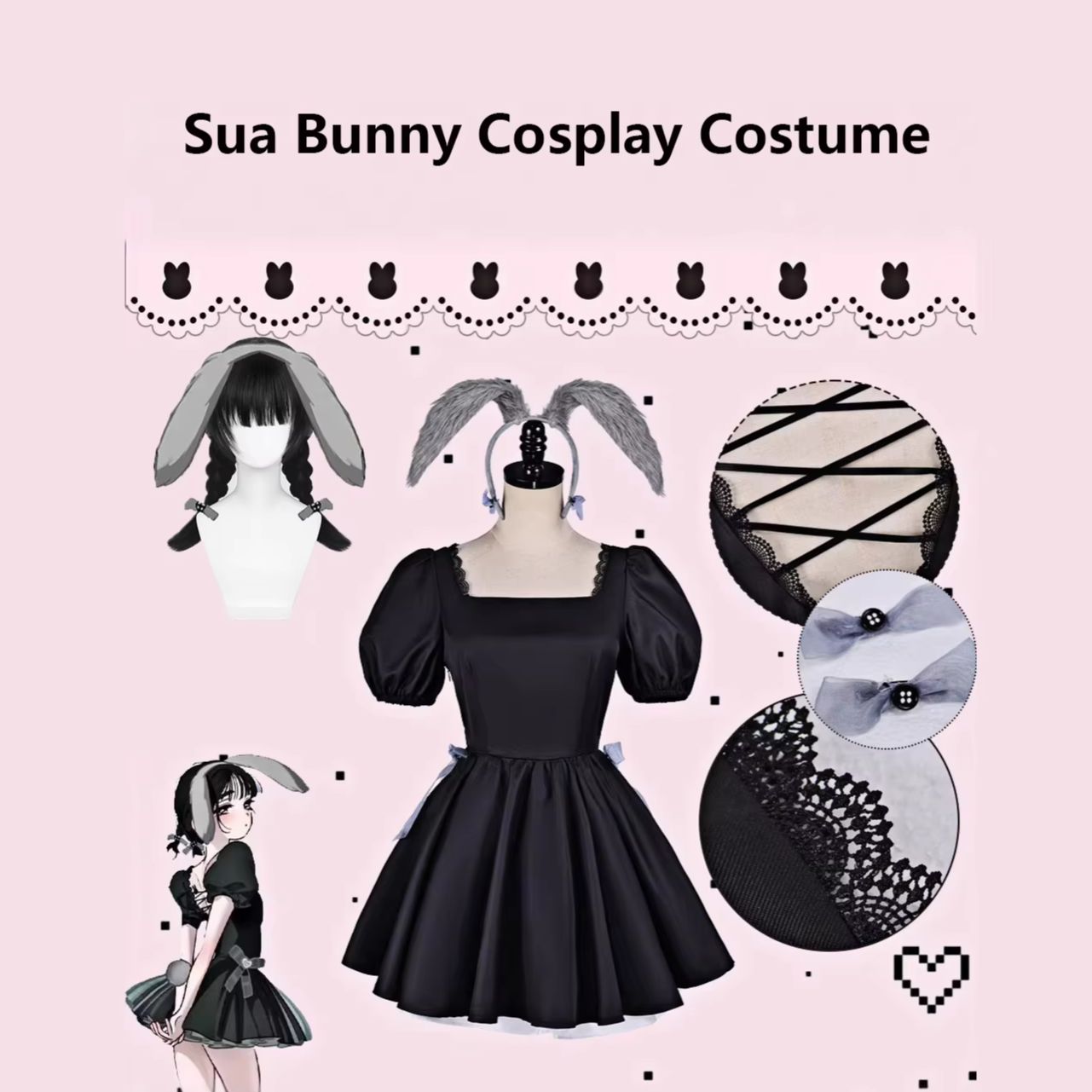 Alien Stage Sua 3. Rocznica, K – Cosplay Anime Bunny Girl recenzja i cena