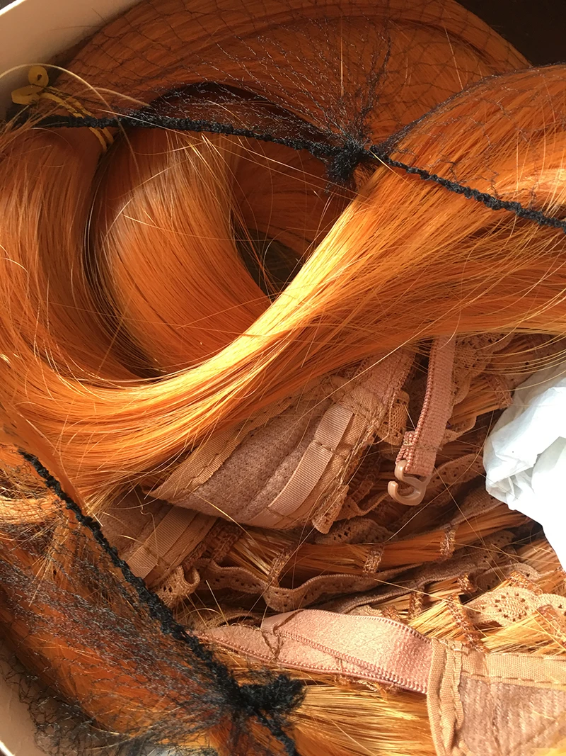 150CM długości pomarańczowe pe – Anime Cosplay Orange Hair recenzja i cena