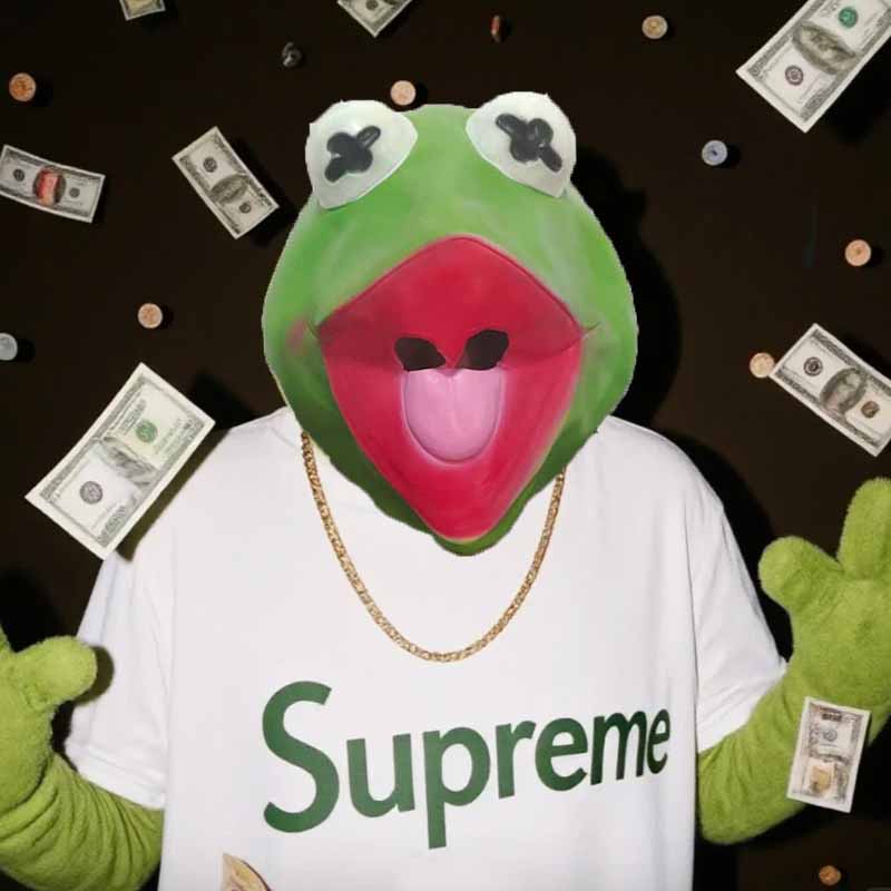 Maska Kermit Żaba, Meme, Zabaw – Anime Cosplay Meme recenzja i cena