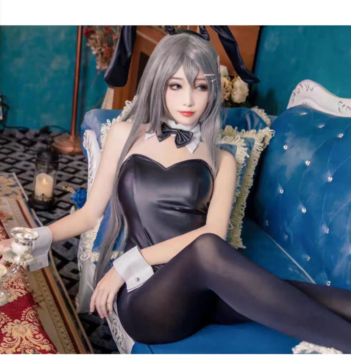 Seksowny strój króliczka Sakur – Cosplay Anime Bunny Girl recenzja i cena