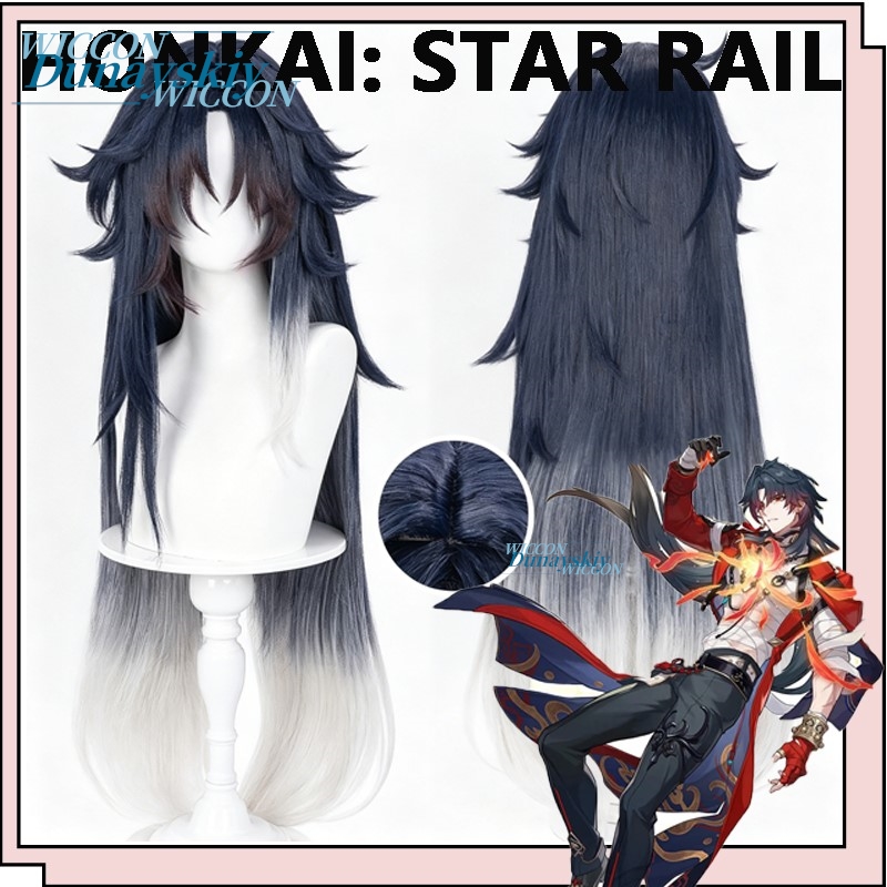 Peruka Mortenax z gry Honkai S – Anime Cosplay Blue Hair recenzja i cena
