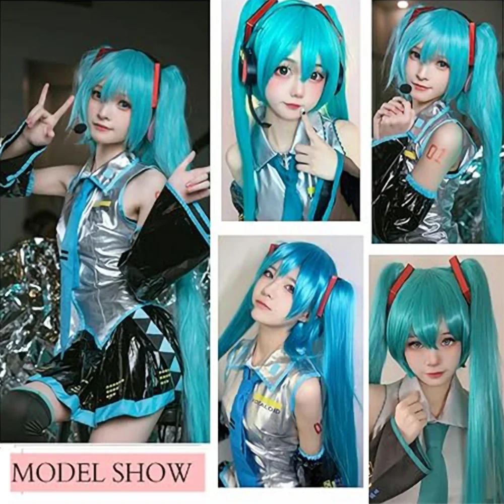Peruka do cosplayu Miku 2026,  – Anime Cosplay Blue Hair recenzja i cena