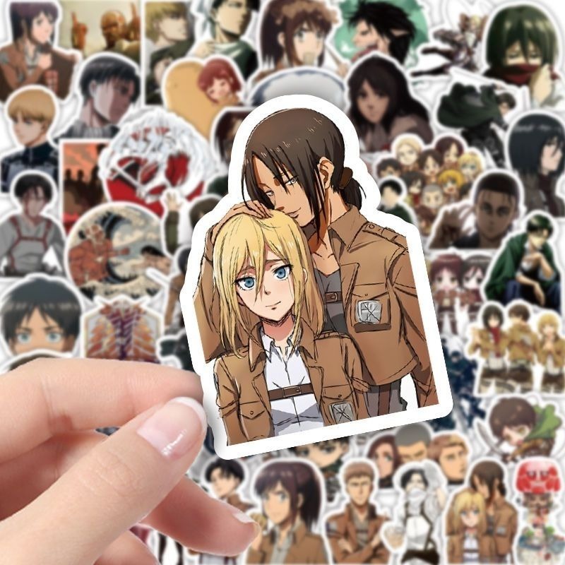 60 szt. Naklejek Anime Atak Ty – Anime Cosplay In Japan recenzja i cena