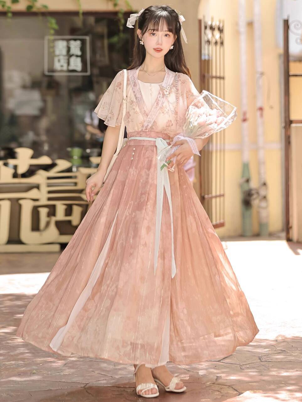 Nowa chińska sukienka Hanfu w  – Anime Cosplay In Chinese recenzja i cena