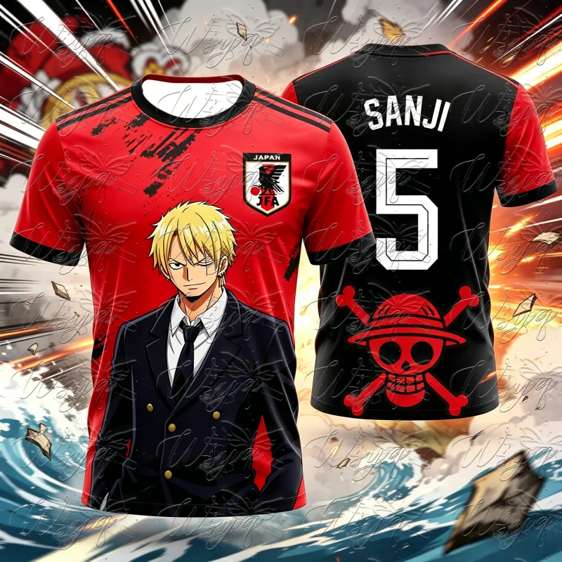 Unisexowa letnia koszulka piłk – Quick Anime Cosplay recenzja i cena