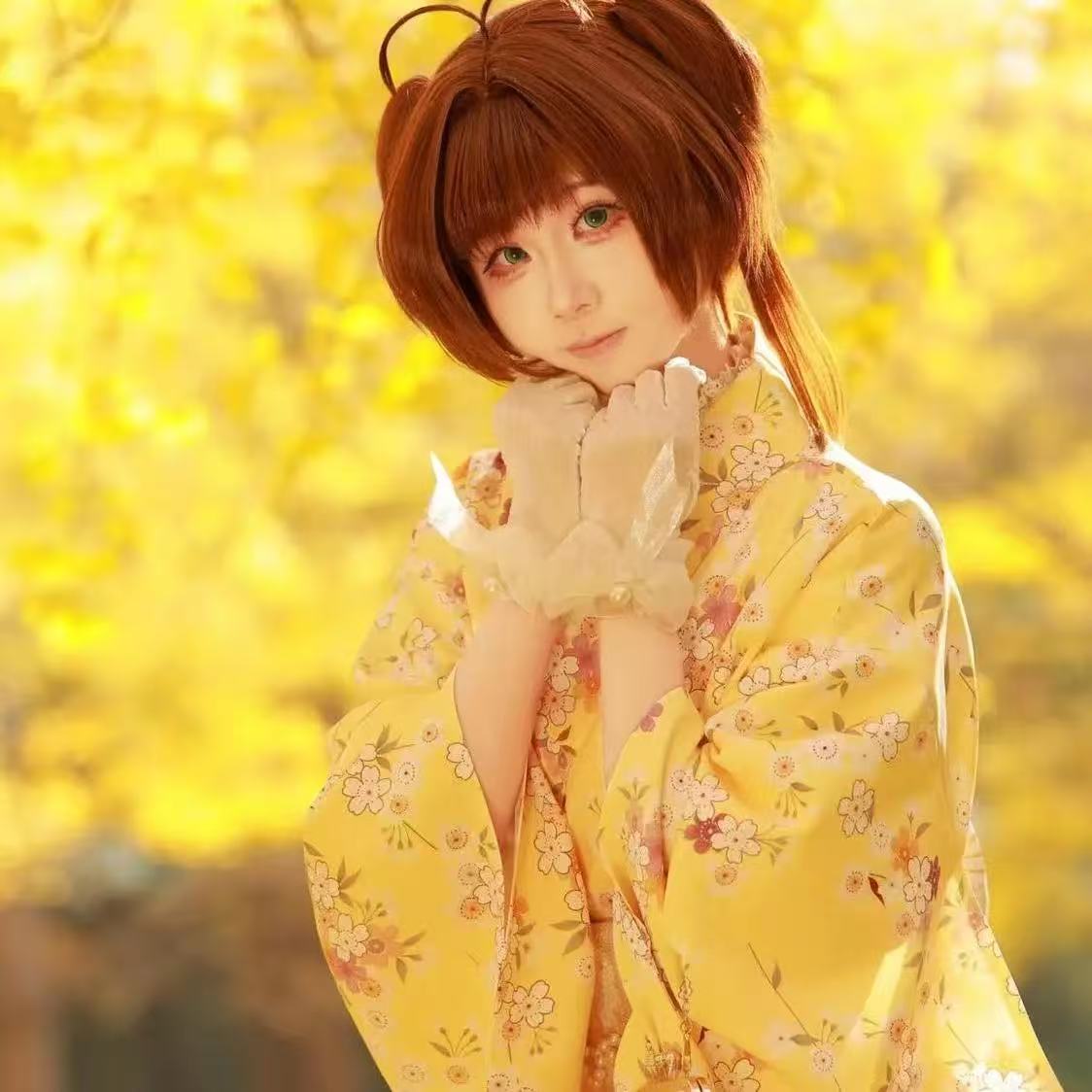Urocze Żółte Kimono Dziewczęce – Asian Cosplay Anime recenzja i cena