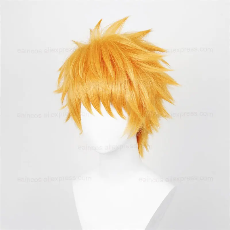 Anime Kurosaki Ichigo peruka d – Anime Cosplay Orange Hair recenzja i cena